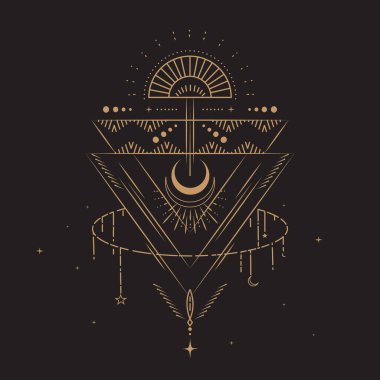 Göksel Büyü Mistik ve Esrarengiz İllüstrasyon