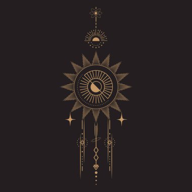 Göksel Büyü Mistik ve Esrarengiz İllüstrasyon