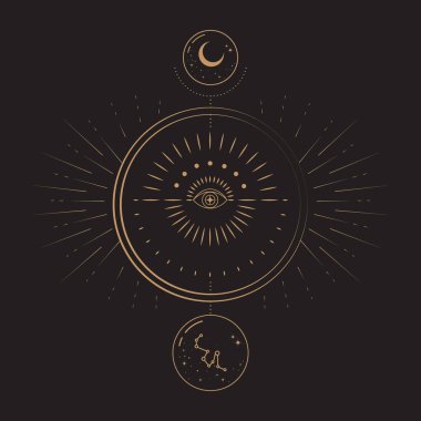 Göksel Büyü Mistik ve Esrarengiz İllüstrasyon