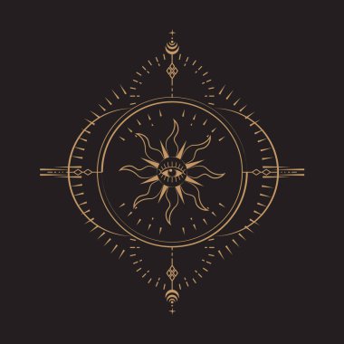 Göksel Büyü Mistik ve Esrarengiz İllüstrasyon