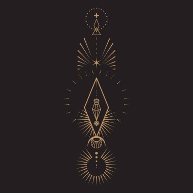 Göksel Büyü Mistik ve Esrarengiz İllüstrasyon