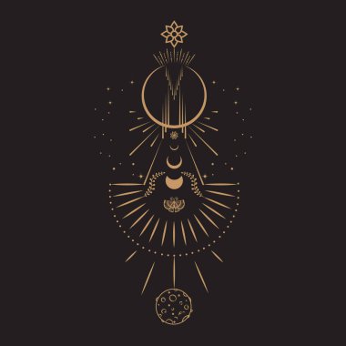 Göksel Büyü Mistik ve Esrarengiz İllüstrasyon