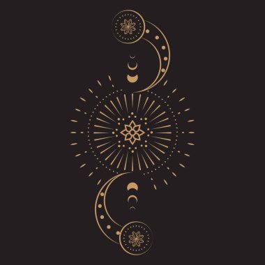 Göksel Büyü Mistik ve Esrarengiz İllüstrasyon