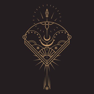 Göksel Büyü Mistik ve Esrarengiz İllüstrasyon