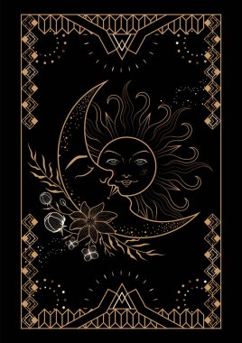 Sihirli Gökyüzü Yıldızlararası Çerçeve İllüstrasyonu