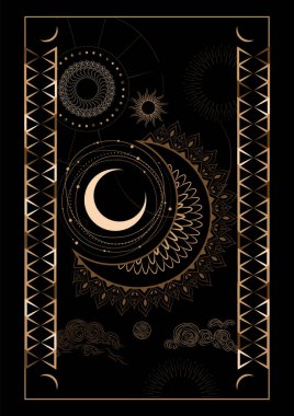 Sihirli Gökyüzü Yıldızlararası Çerçeve İllüstrasyonu