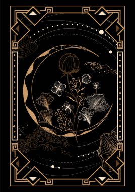 Sihirli Gökyüzü Yıldızlararası Çerçeve İllüstrasyonu