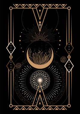 Sihirli Gökyüzü Yıldızlararası Çerçeve İllüstrasyonu