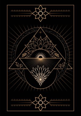 Sihirli Gökyüzü Yıldızlararası Çerçeve İllüstrasyonu