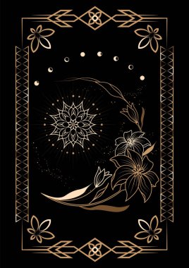 Sihirli Gökyüzü Yıldızlararası Çerçeve İllüstrasyonu