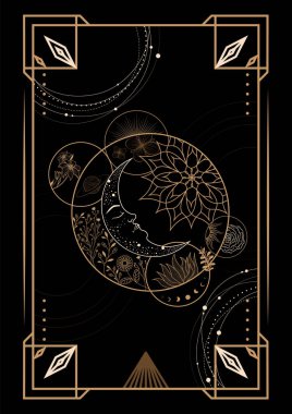 Sihirli Gökyüzü Yıldızlararası Çerçeve İllüstrasyonu