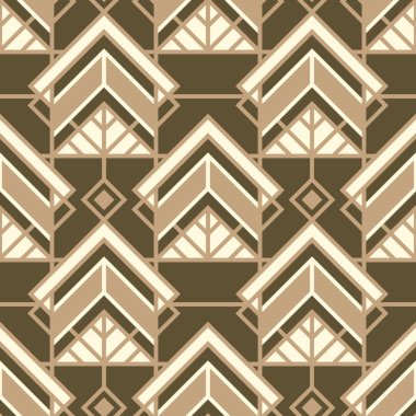 Art Deco Kusursuz Desensiz Çizim