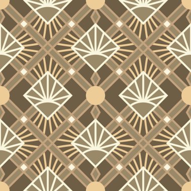 Art Deco Kusursuz Desensiz Çizim