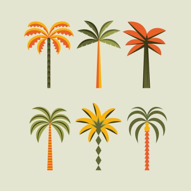 Ramazan Kareem Palm Tree İllüstrasyonu