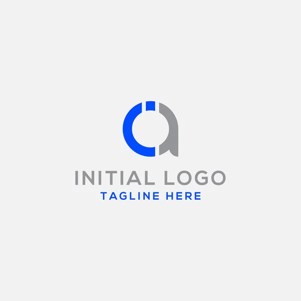 Дизайн Логотипа Компаний Первых Букв Значка Логотипа Vector — стоковый вектор