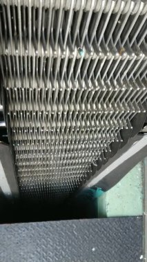 Atık su arıtma, İşlem Mekanik Izgara Çevirme - Lağım arıtma ekipmanları İnce kalın Paslanmaz çelik
