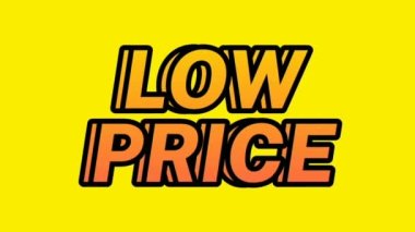 Pazarlama Stratejisi, Düşük Fiyat Kalp atışı Reklam Medya İçeriği Animasyonu