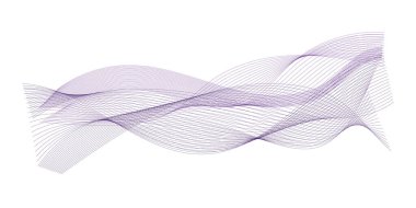 Geometrik dalga arkaplanı. Soyut mor çizgiler arkaplan vektör çizimi