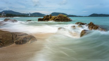 Güneş deniz manzarası