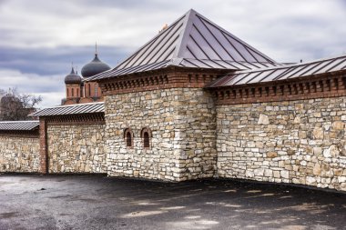 Güvenlik kulesi. Kutsal çalılar Manastırı.
