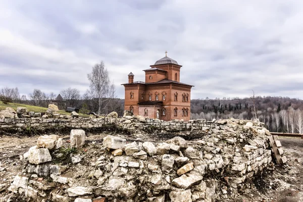 La chapelle de l'icône d'Iveron de la Mère de Dieu, construite sur le — Photo