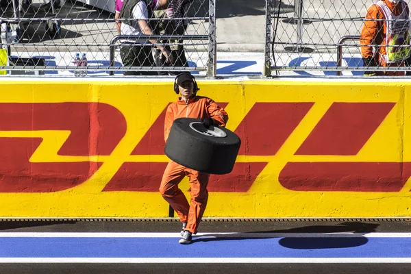 Baile celebra la apertura del primer Gran Premio de Rusia . —  Fotos de Stock