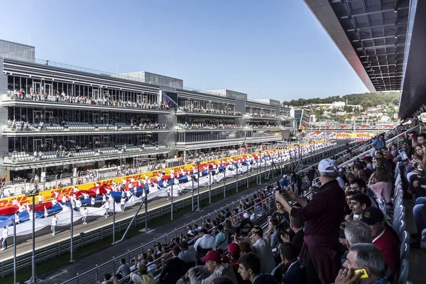 O tricolor russo.Grand abertura Grand Prix da Rússia . — Fotografia de Stock