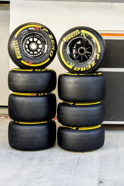 Two sets of slicks. — Stock Photo, Image