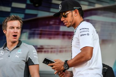 The autograph of cessie.Lewis Hamilton.