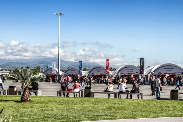 Café no autódromo de sochi — Fotografia de Stock