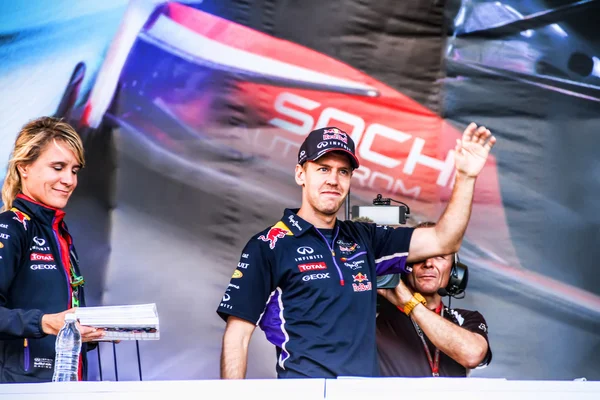 Sebastian Vettel. L'autografo di cessie . — Foto Stock