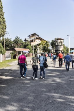 Lykhny. Abhazya. Kilise Meryem Varsayım