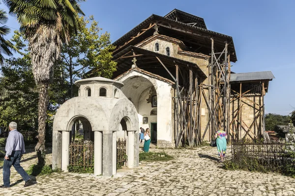 Lykhny. Kirche der Aufnahme der seligen Jungfrau Maria. abk — Stockfoto