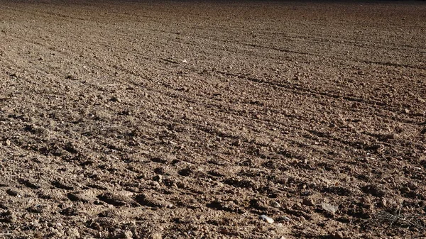 Plowed Farm Soil Background — Stock Photo, Image