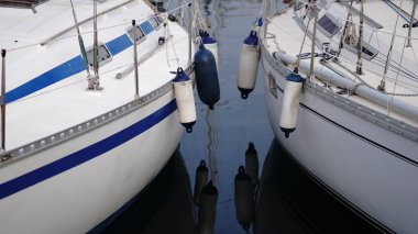 Halatlı tekne tamponu şamandıraları