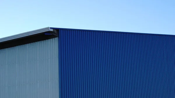 Industrial Building Roof Top Facade — Stock Photo, Image