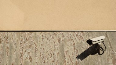 security camera on the facade