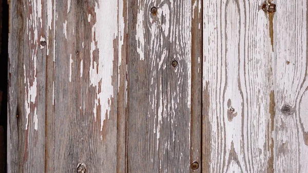Worn White Wood Plank Background — Stock Fotó