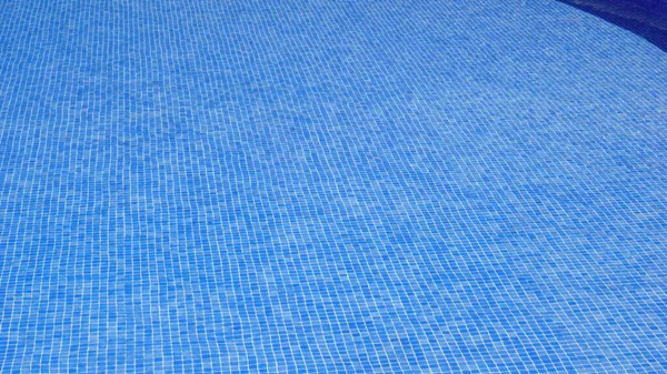 Piscina Azulejo Azul Mosaico Como Fundo — Fotografia de Stock