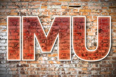 IMU: the most unpopular italian tax on land and buildings clipart
