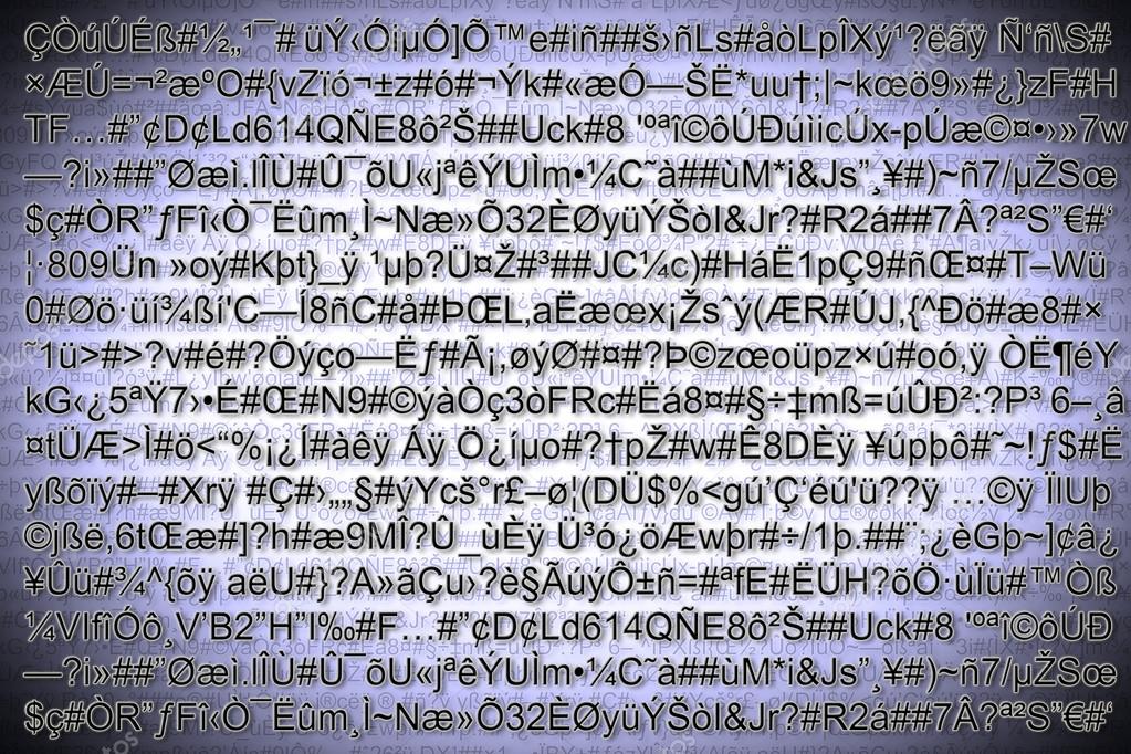 Secret code file concept - the code is completely invented — Stock ...