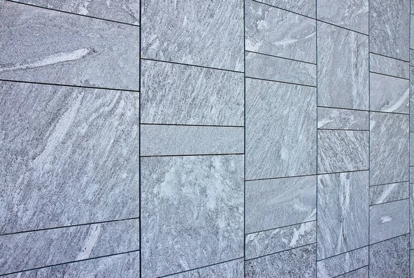 Nueva Pavimentación Gris Realizada Con Bloques Piedra Forma Rectangular Una — Foto de Stock