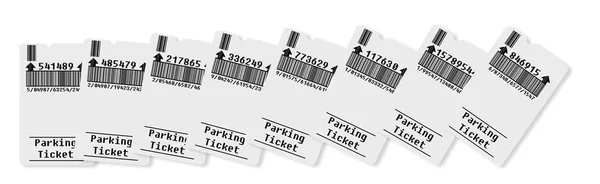 Ticket for parking area (concept image) — Stock Photo, Image