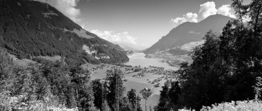 İsviçre - tonlu görüntü Lungern Köyü