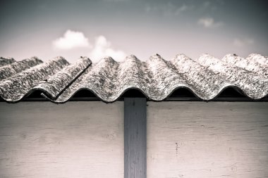Tehlikeli asbest çatı - tıbbi çalışmaları olarak göstermiştir