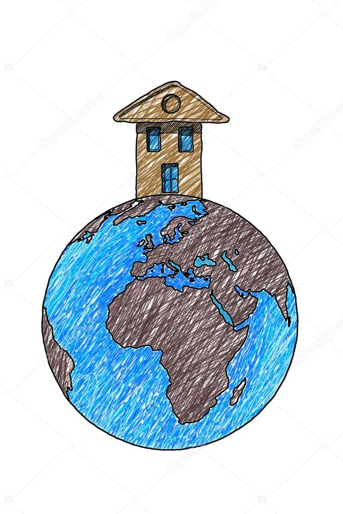 The Earth is our home - concept image