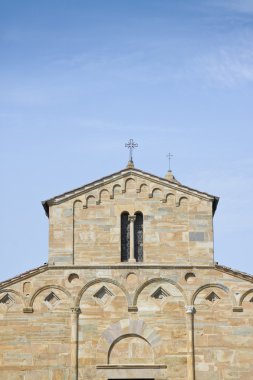 Ortaçağ kilise (İtalya - Tuscany)