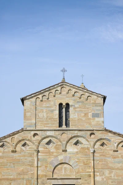 中世纪教会 (意大利-托斯卡纳) — 图库照片