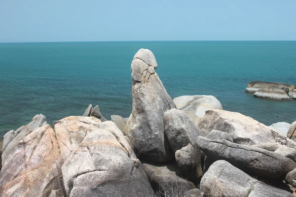 La roca del abuelo con Siam en la isla de Samui en Tailandia — Foto de Stock