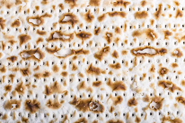 Textura Páscoa Judaica Matzah Pão Ázimo Símbolo Páscoa Judaica Pão — Fotografia de Stock